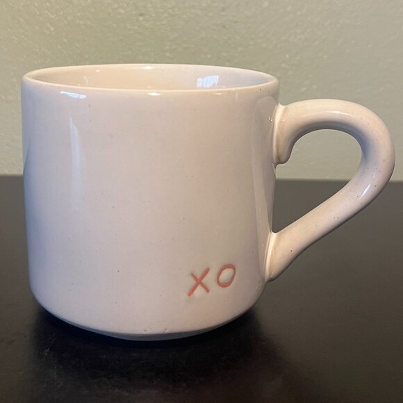 HEARTH & HAND with Magnolia XO Glazed Off-White Stoneware Mug ~ Hugs and Kisses - Picture 1 of 10